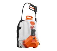 Pulvérisateur à Dos Électrique à Batterie 16 L-Duoku-Pression Réglable 0-6,2 bar-avec 2 Lances et 8 Buses-Batterie 21 V 4 Ah