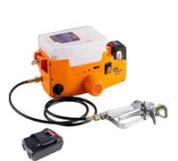Pulvérisateur à dos électrique sans fil avec batterie au lithium pour peinture haute pression, capacité de 1,7 l