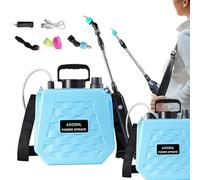 Pulvérisateur à Dos,Pulvérisateurs Fonctionnant sur Batterie pour Jardin et Pelouse - Équipement d'Irrigation Rechargeable avec 2 Vitesses Réglables pour Jardin Ferme Cour Pelouse