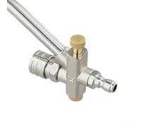 Pulvérisateur à mousse double usage pour nettoyeur haute pression, lance à mousse à neige avec valve d'interrupteur, flacon de 1000 ml pour lavage de voiture, nettoyage de motos, toits, allées (tige
