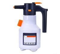 Pulvérisateur à mousse électrique 2L avec pression de 8 bars pour lavage de voiture et nettoyage domestique, appareil portable en PE + PP pour une application efficace de la mousse, (blanc)
