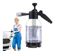 Pulvérisateur à mousse pour voiture - Pompe manuelle - Pistolet manuel pour mousser - Pulvérisateur à pompe manuelle de 2 l pour la maison, le jardin et la voiture - Détails et lavage
