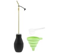 Pulvérisateur à poudre - 200 ml - Outils télescopiques pour extérieur, tomates, légumes, fleurs d'intérieur, serres, poivrons, fermes, fleurs, vergers, récoltes sur le terrain