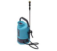 Pulvérisateur à pression 5 l - À piles - 12,6 V - Pistolet de pulvérisation télescopique - Pour arrosage du jardin, nettoyage de voiture, lutte contre les parasites