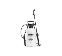 Pulvérisateur à pression 5 L spécial Produits Agressifs, Traitement Jardin, Désherbage + Lance, 4 buses & Sangle Transport