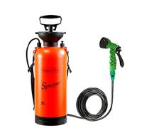 Pulvérisateur à pression pour le camping, la douche de camping portable, pour la protection des, 5/8 l, multifonction pour arrosage des fleurs, lavage de voiture, petite douchette pour les