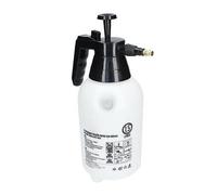 Pulvérisateur à pression préalable 1,5 L avec valve, idéal pour le jardinage et le nettoyage des surfaces.