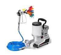 PulvéRisateur Airless sur Pied Haute Pression 1600 W éLectrique, avec Tuyau De 5 M pour Les Travaux De PulvéRisation IntéRieurs Et ExtéRieurs Et La PréVention des Incendies