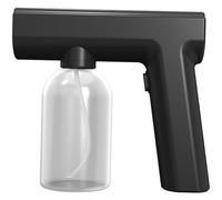 Pulvérisateur atomiseur avec lumière bleue, brumisateur désinfectant portatif de 300 ml, brumisateur portable, pulvérisateur électrostatique rechargeable pour cuisine, atomiseur de salle bain