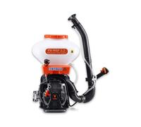 Pulvérisateur pression à dos thermique FUXTEC FX-MSP2.2 - Sac à dos essence 41,5 cm3, pulvérisation poudre ou liquide pour fertilisation, lutte contre les parasites, épandage de sel