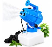 Pulvérisateur Brouillard ULV Électrique 5L, 14-25 Microns Réglable | Pulvérisateur à Brouillard Froid Portable, Buse Réglable à Trois Trous pour Cours, Jardins et Fermes Extérieurs