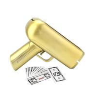 Pulvérisateur d'argent - 19 x 8 x 16,5 cm Grand distributeur de billets, équipement de fête pour tirer des billets, lanceur manuel | Lanceur de notes en papier d'art, accessoire à effet visuel pour