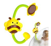 Pulvérisateur de bain pour - Forme d'abeille rotative électrique avec ventouse - Jouet mignon pour baignoire et douche - Pour les à partir de 3 ans pour le bain et le jeu, pour lavabo