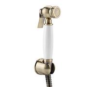 Pulvérisateur de bidet avec eau froide en laiton mural portable for salle bain, robinet for hygiène personnelle, lave-couches tissu, bronze