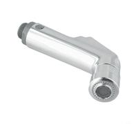 Pulvérisateur de bidet chromé avec deux modes d'eau, pommeau de douche à main en ABS pour nettoyage hygiénique, connexion G1/2, 15 x 7 cm