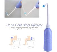 Pulvérisateur de bidet de manuel portable-bleu clair -620 ml - matériau plastique -ZOO-keeper