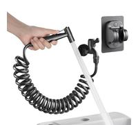 Pulvérisateur de bidet de toilette, accessoire de nettoyage à main, outil de raccord de tuyau, design ergonomique, fonction d'économie d'eau, idéal pour la douche des animaux de compagnie, l'hygiène