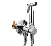 Pulvérisateur de bidet portable, ensemble de bidet à eau chaude, pulvérisateur multifonction pour toilettes et animaux de compagnie, poignée ergonomique, fixation de bidet facile à installer