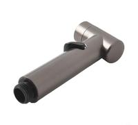 Pulvérisateur de bidet portatif en ABS pour toilettes, pommeau de douche Shattaf avec pression d'eau réglable, pulvérisateur de salle de bain durable pour le nettoyage et le personnel (S12Gray) (SKU)