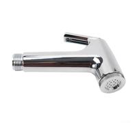 Pulvérisateur de bidet portatif pour toilettes avec pommeau de douche ABS chromé, tuyau flexible pour l'hygiène personnelle, le lavage des animaux domestiques et le nettoyage de la maison, couleur