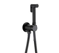 Pulvérisateur de bidet pour robinet de toilette, kit de pulvérisation de bidet portatif en cuivre noir de qualité supérieure avec tuyau pour soins des animaux de compagnie, hygiène de la salle de bain
