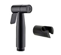 Pulvérisateur de bidet, robinet de bidet, pulvérisateur noir à fixation murale, acier inoxydable noir mat pour bidet de toilettes, robinet de douche Shattaf