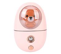 Pulvérisateur de Brouillard pour le Visage, 35 Ml pour Visage Humidificateur Pulvérisateur Facial Portable, USB Mini-œil Rechargeable Humidificateur, Mignon Mignon à Vapeur pour (P ink)