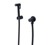 Pulvérisateur de couches en tissu Ensemble pulvérisateur bidet à main noir douche for toilettes Laiton avec tuyau Bidet d'eau froide Douche for,E(F)