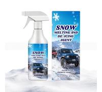 Pulvérisateur de dégivrage de pare-brise de 120 ml, dégivreur de pare-brise de voiture, formule de fonte de glace rapide, fonction d'application de pulvérisation facile, outil de dégivrage automobile