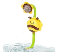 Pulvérisateur de douche enfant pour baignoire - Rotatif en Forme d'Abeille Ventouse Alimenté par Piles | Pomme De Douche Amusante Pour Baignade - Pour 3+ Ans Mur Salle Bain Lavabo Porte Verre Divertis