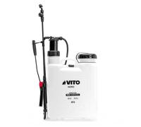Pulvérisateur de Jardin 12L Produits Corrosifs, Alcalins Régulateur de pression - 4 Buses VITO