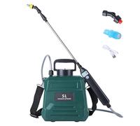 Pulvérisateur de jardin à piles de 5 L avec bandoulière réglable, pulvérisateur de jardin électrique amélioré avec indicateur de batterie, pulvérisateur de jardin, pulvérisateur de jardin à piles
