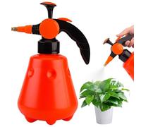 Pulvérisateur de Jardin à Pompe Manuelle 1 L, pulvérisateur à Pression Portable réglable en matériau PP pour l'arrosage des Plantes, contrôle des Mauvaises Herbes et Nettoyage, Orange