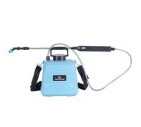 Pulvérisateur de jardin alimenté par batterie, pulvérisateur de avec poignée rechargeable USB et buses de 3, pulvérisateur de 5 litres avec sangle d'épaule réglable pour nettoyage, pelouse