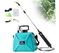 Pulvérisateur De Jardin électrique 5l Pulvérisateur électrique Rechargeable par USB avec 3 Buses De Brouillard Rétractable Et Bandoulière Réglable Pulvérisateur d'eau électrique Portable 10x11 Pouces