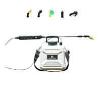 Pulvérisateur de jardin électrique avec tige télescopique, sangle d'épaule réglable, capacité de 8 L, pour le jardinage en plein air, pulvérisateur portable de jardin