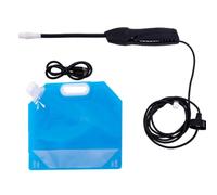 Pulvérisateur de jardin électrique de 5 L, batterie rechargeable USB, léger, portable, bleu et noir