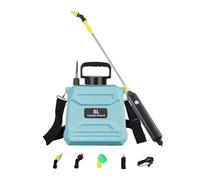 Pulvérisateur de jardin électrique de 8 L - Grande capacité - Pulvérisateur d'eau automatique pour nettoyage du verre - Accessoires rechargeables