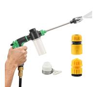 Pulvérisateur de jardin haute pression à buse réglable | Buse d'arrosage des plantes pour pelouse, extérieur, jardin, terrasse, voiture, lavage