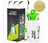 Pulvérisateur de jardin Pulvérisateur à pression 5L Lance en laiton durable et anti-corrosion