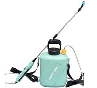 Pulvérisateur de jardinage portable de 6 L avec buse rétractable 2000 mAh batterie rechargeable sangle d'épaule ergonomique pour utilisation en extérieur Outil d'irrigation à buses multiples