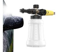 Pulvérisateur de lavage de voiture, outil de nettoyage haute pression de 1 L, pulvérisateur de tuyau d'arrosage en mousse - pour salle de bain, fleurs, animaux domestiques, motos, toits, allées, sols