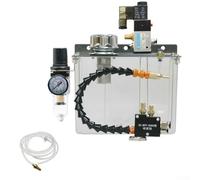 Pulvérisateur de lubrification à l'huile pour pompes de refroidissement avec base magnétique et arbre flexible, avec électrovanne et régulateur de pression pour le réglage du débit (110 V)