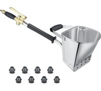 Pulvérisateur de mortier de ciment, pression de la valve 120 PSI, 4 orifices de pulvérisation, kit de 77 cm pour le mur