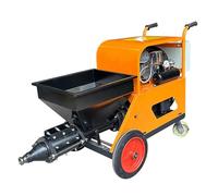 Pulvérisateur de mortier électrique pour plâtrage mural, stuc et mortier de ciment, machine de rendu de plâtrage à haut débit avec pompe de pulvérisation de ciment de type vis, idéal pour une