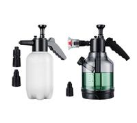 Pulvérisateur de mousse à pompe à main - Bouteille en mousse sous pression portable pour nettoyage de voiture et jardin | Buse réglable pour le lavage de moto, SUV et extérieur | Mousse ABS légère