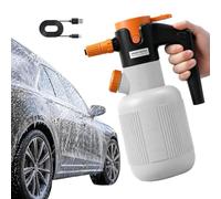 Pulvérisateur de Mousse Électrique 1,5 L sans Fil Buse Réglable Nettoyeur | Distributeur De Mousse Pour Voiture Résidentiel Industriel Agricole Camping-Car Moto Vélo Bateau Camion