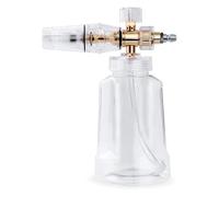 Pulvérisateur de mousse, lance de neige à grande bouche, réservoir transparent, détails de lavage sous pression, accessoire de nettoyage, de raccordement rapide, fixation de capacité de 1 l