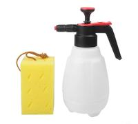 Pulvérisateur de mousse pour voiture 2,5 L avec éponge et tête de pulvérisation, buse grand angle pour lavage de voiture, arrosage du jardin et nettoyage domestique, indicateur de niveau transparent