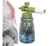 Pulvérisateur de mousse pour voiture avec raccord rapide, lance à mousse ergonomique avec raccord rapide, buse réglable, accessoire de nettoyage pour jardin, voiture, camion